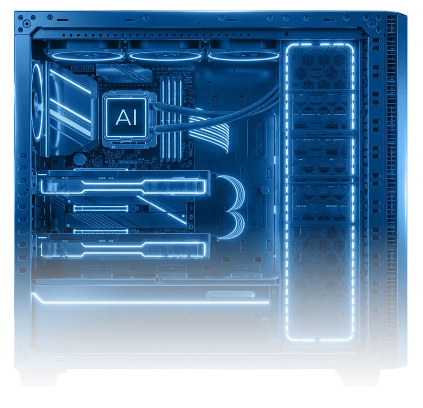 Bannercraft on-premise air-gapped dual GPU AI server architecture diagram for secure inference